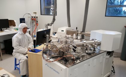 Equipment in the laboratory can be used for many functions, including dating ancient human and animal remains Equipment in the laboratory can be used for many functions, including dating ancient human and animal remains